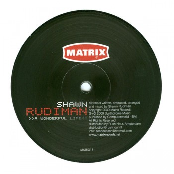 Shawn Rudiman ‎– A Wonderful Life - Matrix