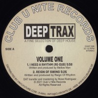 Various - Deep Trax Volume One - Club U Nite Records