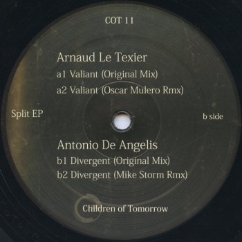 Arnaud Le Texier / Antonio De Angelis ‎- Split EP - Children of Tomorrow - COT 11