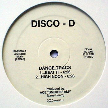 Disco - D - Dance Tracs - Alleviated Records - ML 2202