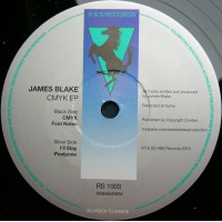 James Blake - CMYK EP - R & S Records - RS 1003