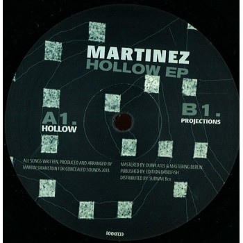 Martinez - Hollow EP - Concealed Sounds