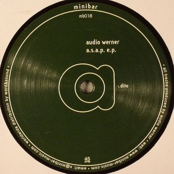Audio Werner - A.S.A.P. EP (2014 Repress) - Minibar