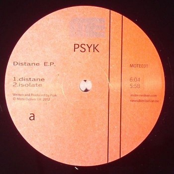 Psyk - Distane EP - Mote Evolver
