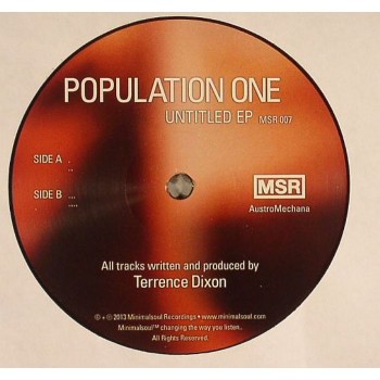 Population One aka Terrence Dixon - Untitled EP - Minimalsoul