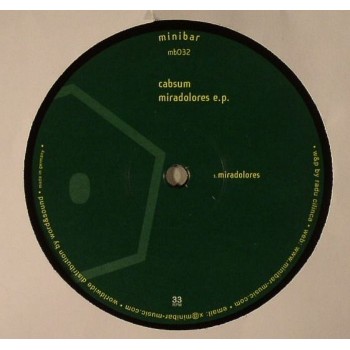 Cabsum - Miradolores EP - Minibar